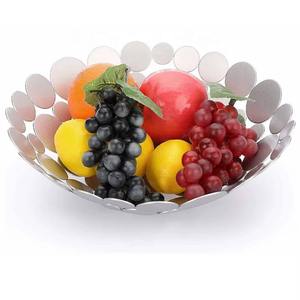 Nouveauté bol à fruits en métal panier bol de rangement rond décoratif parfait pour les pains collations bonbons maison cuisine comptoir - Product Image 5