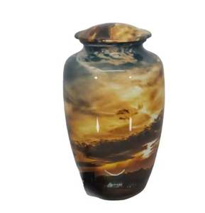 Urnas funerarias de alta calidad Diseño clásico Cremación de aluminio - Product Image 5