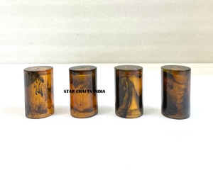 Caja de dulces de Año Nuevo, caja de frutas secas de flores, forma cilíndrica de resina creativa, caja de almacenamiento de dulces de estilo europeo, regalos de boda - Product Image 2