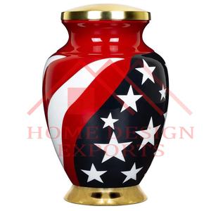 Latest Design Classic Patriotic Flag <b>Large</b> Cremation <b>Urn</b> for Human Ashes - Product Image 3