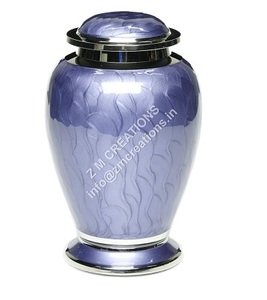 โกศใส่เถ้ากระดูกอลูมิเนียมสำหรับผู้ใหญ่โกศตกแต่งโกศสำหรับเถ้ากระดูกแบบคลาสสิก - Product Image 1