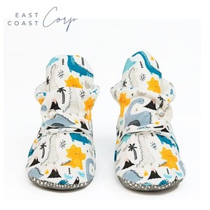 Chaussons en mousseline de coton bio Chaussons pour nouveaux-nés pour bébés garçons et filles - Product Image 2