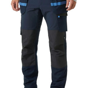 Pantalons de travail de sécurité haute visibilité jaunes réfléchissants pour hommes, sur mesure, derniers modèles, avec logo personnalisé - Product Image 6