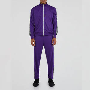 Chándal de nailon para hombre de bajo precio, chándal de nailon de último estilo en color sólido, chándal de nailon para hombre hecho a medida - Product Image 4