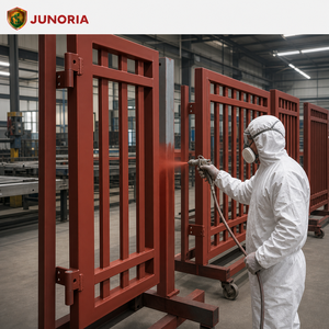 Primaire antirouille alkyde à l'oxyde rouge haute performance, peinture métallique à séchage rapide pour structures en acier, revêtement anticorrosion - Product Image 5