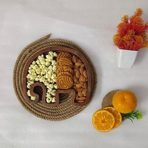 ถาดไม้มะม่วงทำมือรูปสัตว์คุณภาพสูงถาดเสิร์ฟขนมของขวัญคริสต์มาสที่ไม่เหมือนใครขนมผลไม้แห้ง - Product Image 3