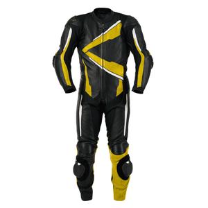 Custom Men's Genuine Cowhide Leather Motorbike Racing Suit CE Certified Armoured Protection Plus Size Printed Custom Color Logo - Product Image 2