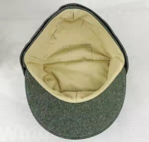 ALLEMAND WW2 M43 FIELD VISOR CAP LAINE GRISE KEPI AVEC INSIGNES - Product Image 3