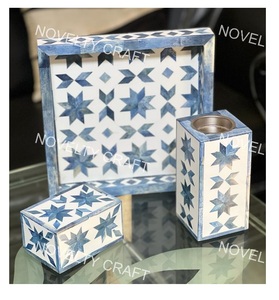 Bukoor mubkhar bakhoor ที่จุดธูปไม้จันทน์แบบฝังฝาไม้ที่จับเป็นมิตรกับสิ่งแวดล้อม - Product Image 1