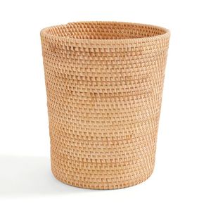 Cesta de almacenamiento de mimbre de ratán Natural de alta calidad tejida a mano y hecha a mano en Vietnam para decorar y organizar ropa - Product Image 1