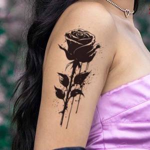 Nouvelles Offres de Tatouages Temporaires Barbardy : Autocollants Imperméables et Longue Durée pour Hommes et Femmes – Modèles Artistiques pour Bras CF01-CF50 - Product Image 1