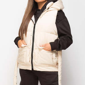 Trending Customized Sleeveless New Fashion Winter <b>Men's</b> Waterproof Stand Collar <b>Pullover</b> <b>Jackets</b> with High Quality Pockets - Product Image 6