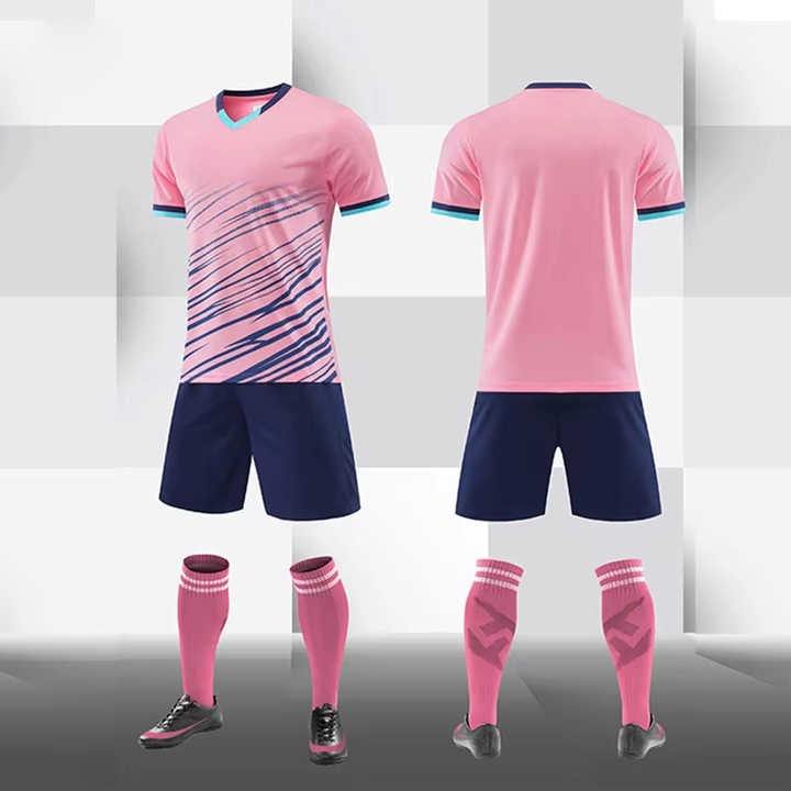 100% Polyester Customized Blank Youth Football Jersey Plain Soccer