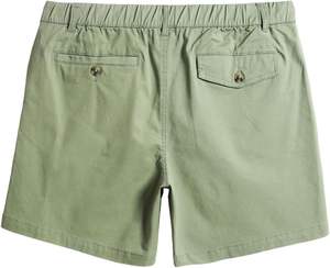 Pantalones cortos informales de algodón de corte clásico para hombre, cintura elástica con múltiples bolsillos, uso diario, traje de verano para caminar - Product Image 2