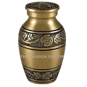 Black Color Metal Cremation Urns Durable Customizable <b>Memorials</b> in Stainless Steel Brass & Aluminum for Honoring Domtop Urns - Product Image 4