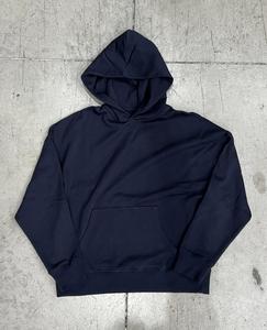 Sudadera con Capucha Vintage con Logotipo Personalizado, Sudadera Lisa Extra Grande, Sudadera con Capucha Lisa al por Mayor, Sudadera de Algodón Lavada al Ácido, Mezcla de Algodón - Product Image 3