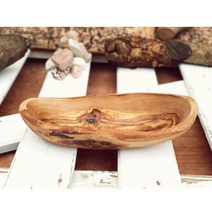 ชามแป้งไม้สำหรับเสิร์ฟปรับแต่งได้ดีไซน์ใหม่ล่าสุดพร้อมพื้นผิวที่เป็นธรรมชาติสำหรับงานแต่งงานบ้านตกแต่งโต๊ะสั่งซื้อขั้นต่ำ100ชิ้น - Product Image 1