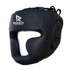 Protector de Cabeza de Boxeo Ligero de Alta Calidad con Diseño Personalizado, Visera Transparente de Cuero PU Ajustable y Personalizable para Adultos - Product Image 3