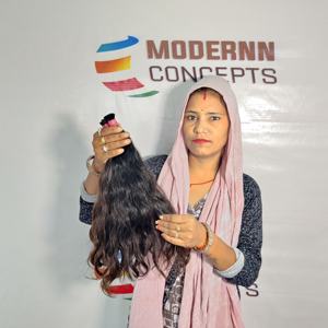 Vente en gros d'extensions de cheveux humains au temple profond vietnamien 100% vierge en vrac bruts non transformés Styles de vague de corps droits origine indienne - Product Image 2