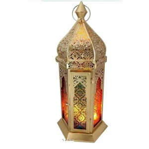 Lanterne marocaine en fer de qualité exclusive faite à la main et écologique Décoration de la maison moderne Occasions festives Célébrations - Product Image 6