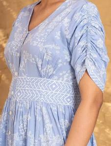 Tenue décontractée d'été en coton indien fait à la main pour femmes robe d'été élégante avec logo de mariage personnalisé approvisionnement ODM pour le voyage - Product Image 4