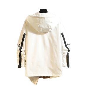 Gran oferta de chaquetas cortavientos para hombre, chaqueta cortavientos a prueba de agua con capucha, abrigo informal, chaqueta cortavientos ligera - Product Image 5