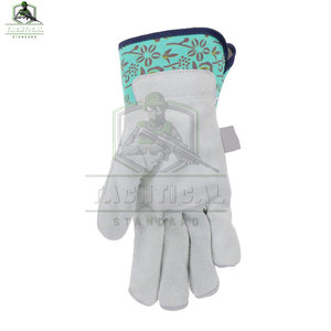 Nouveau style, services OEM, gants de sécurité personnalisés en cuir respirant, confortables, sans silicone, de haute qualité, avec manchette de sécurité - Product Image 3