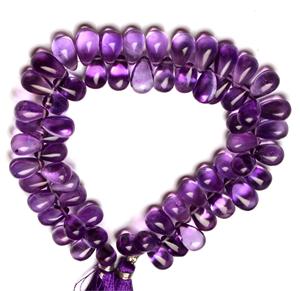 Piedras Preciosas Sueltas de Amatista, Forma de Lágrima Lisa, Certificadas por Terceros - Product Image 4