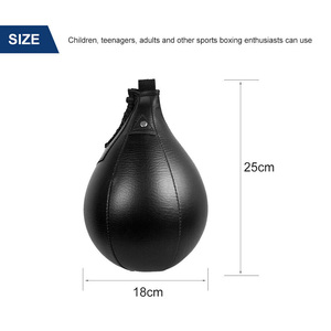 Ensemble de balles de vitesse de boxe Fitness boxe poire balle de vitesse réflexe gonfler sac de vitesse de poinçonnage accessoire de balle d'entraînement - Product Image 2