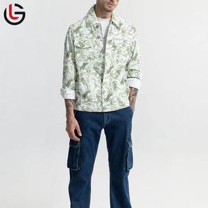 Veste en jean boutonnée à l'avant pour homme de meilleure qualité Veste en jean à bas prix de style de rue à séchage rapide - Product Image 4