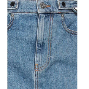 Jupe en jean pour femmes rétro dames taille haute déchiré jean coton jupe personnalisée décontracté été dames jupes en jean - Product Image 2