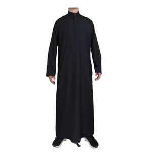 Ropa Musulmana Tradicional, Thobe para Hombre, Thobes Hechos a Medida al por Mayor, Diseño Moderno y Sencillo, Jubbah para Hombre - Product Image 2