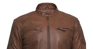 Men Casual <b>Leather</b> <b>Jackets</b> 100% <b>Genuine</b> <b>Leather</b> <b>Jacket</b> Distressed Tan <b>Leather</b> Fashion <b>Jackets</b> - Product Image 5