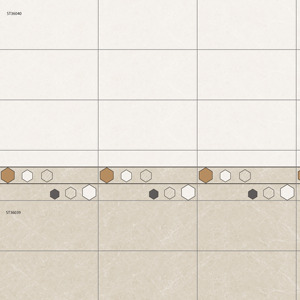 Azulejos de Pared de Cerámica Modernos de Alta Calidad ST36039/40 300x600mm, Antibacterianos y Antideslizantes para Interiores de Apartamentos, Comedores y Baños - Product Image 1