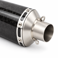 Système d'échappement universel pour moto 51 mm, silencieux modifié, DB Killer en acier pour XJ6 MT07 MT09 MT03 Z400