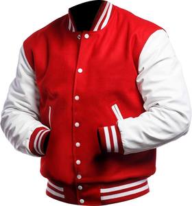 Chaquetas universitarias personalizadas de mejor diseño de calidad superior para hombre Letterman High School American Varsity CollegeBaseballjacket para hombre - Product Image 6