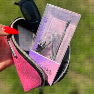 VENTE FLASH - Ensemble de 3 kits de manucure professionnels de qualité supérieure - Ensemble de pédicure BEAUTY - Acier inoxydable - L.A. ELAHI CO - Product Image 5