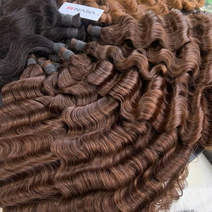 Extensiones de Cabello Ondulado Profundo a Precio de Fábrica, Colores Marrones, 50 cm, 22 Pulgadas, 100 g por Paquete, Cabello Virgen Premium, Envío a Todo el Mundo - Product Image 1