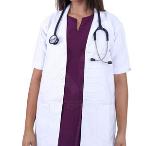 Bata de Laboratorio Unisex de Talla Grande, 100% Algodón, Alta Calidad, para Uso Hospitalario, Suministro Directo de Fábrica - Product Image 2