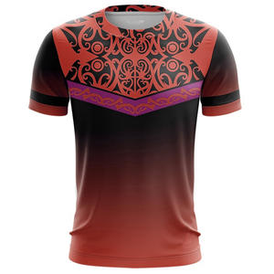 T-shirts de sport pour hommes 100% coton, sublimation totale, motifs unis, maillots personnalisés, uniformes d'équipe, t-shirt pour hommes - Product Image 3