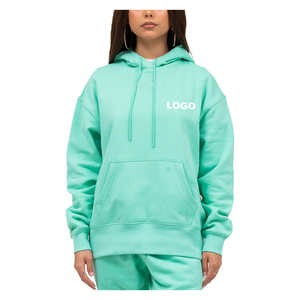 Sudadera con capucha de punto transpirable personalizada para mujer, moda callejera, sudaderas con capucha y sudaderas transpirables de invierno para mujer - Product Image 3
