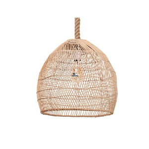 Diseño moderno tejido a mano bambú natural ratán redondo antiguo colgante pantalla Cubierta Venta al por mayor iluminación decoración de Vietnam - Product Image 5