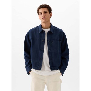 Chaqueta vaquera clásica y vintage con logotipo personalizado para hombre, chaqueta vaquera de gran tamaño de alta calidad con diseño de hombros caídos - Product Image 3