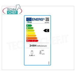 Equipo de Refrigeración Comercial Technochef ARC400RC, Vitrina Refrigerada de 1 Puerta con Ruedas, Temperatura Estática +2/+8C - Product Image 1