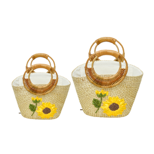 ขายดีวัสดุธรรมชาติการออกแบบที่ไม่ซ้ำกัน: น้ำผักตบชวากระเป๋าถือที่คุณรักในราคาที่ดี - Product Image 1