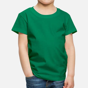 Ropa para niños 100% Camiseta de manga corta de algodón Camiseta básica de color sólido en blanco para niños Ropa de verano Camisetas personalizadas para niños - Product Image 1