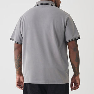 2025 nuevo diseño de polo elegante y cómodo para hombres recién llegado ropa de calle cuello redondo de algodón para hombres polos - Product Image 6