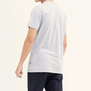 T-shirts pour hommes à coupe classique, dernier design, col rond, couleur unie, style streetwear, 100% coton respirant - Product Image 3