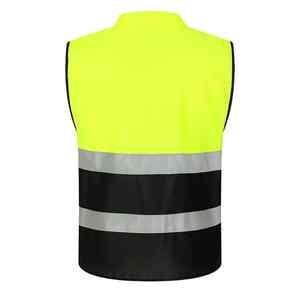 Chaleco cálido recubierto 2025, chaqueta personalizada de alta calidad, seguridad de alta visibilidad, impermeable, a prueba de viento, Pu, reflectante, a prueba de agua para hombres - Product Image 3