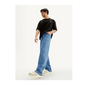 <b>High</b>-<b>Rise</b> Baggy <b>Jeans</b> <b>Men</b> Perfect for Fashion-Forward Youth & Creators Available at Affordable Price from India - Product Image 3